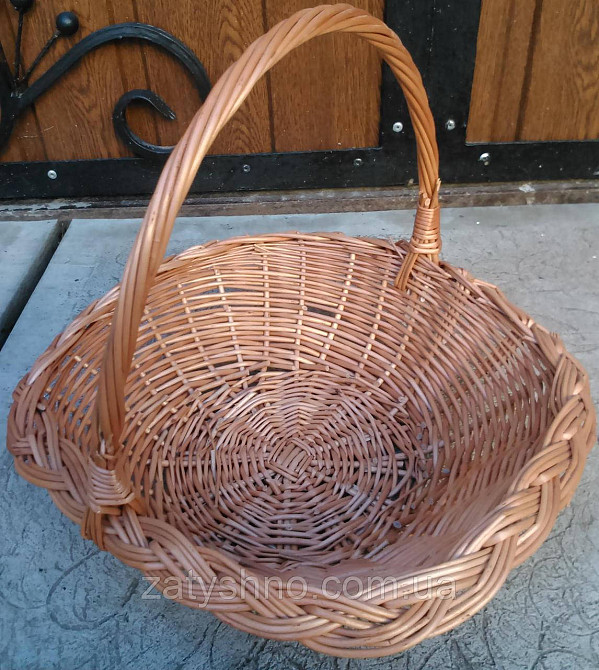 Кошик плетений великий Київ - фото 7