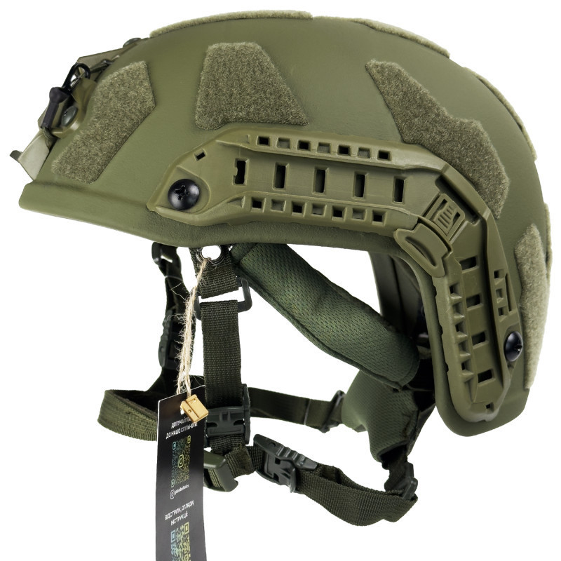 Защитный шлем каска FAST Hight Cut (класс IIIA NIJ) размер L Оливковый Винница - изображение 3