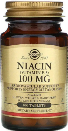 Вітамін В3 Solgar Vitamin B3 100 таб Київ