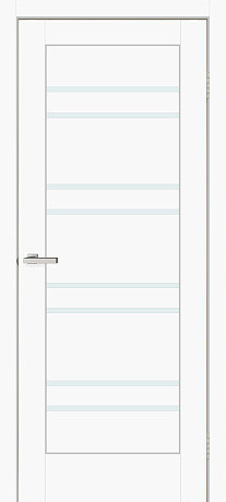 Межкомнатные двери Омис Rino 01 G sm белый мат  900х2000 мм Киев - изображение 1