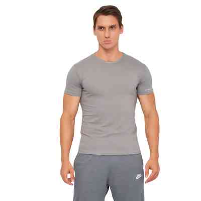 Футболка Kappa T-shirt Mezza Manica Girocollo K1304 GrigioUnito сірий XXL (8052394813799) Винница