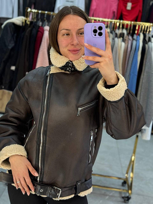 Жіноча стильна та тепла дублянка дублянка 44 Одеса - фото 4