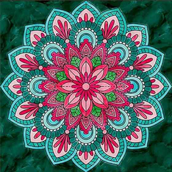 Алмазна мозаїка "Барвиста мандала" ME13814 30х30 см Вінниця