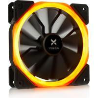 Кулер до корпусу Vinga LED fan-01 orange Киев - изображение 1