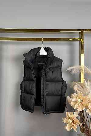 Детская черная жилетка для девочки 152 Николаев