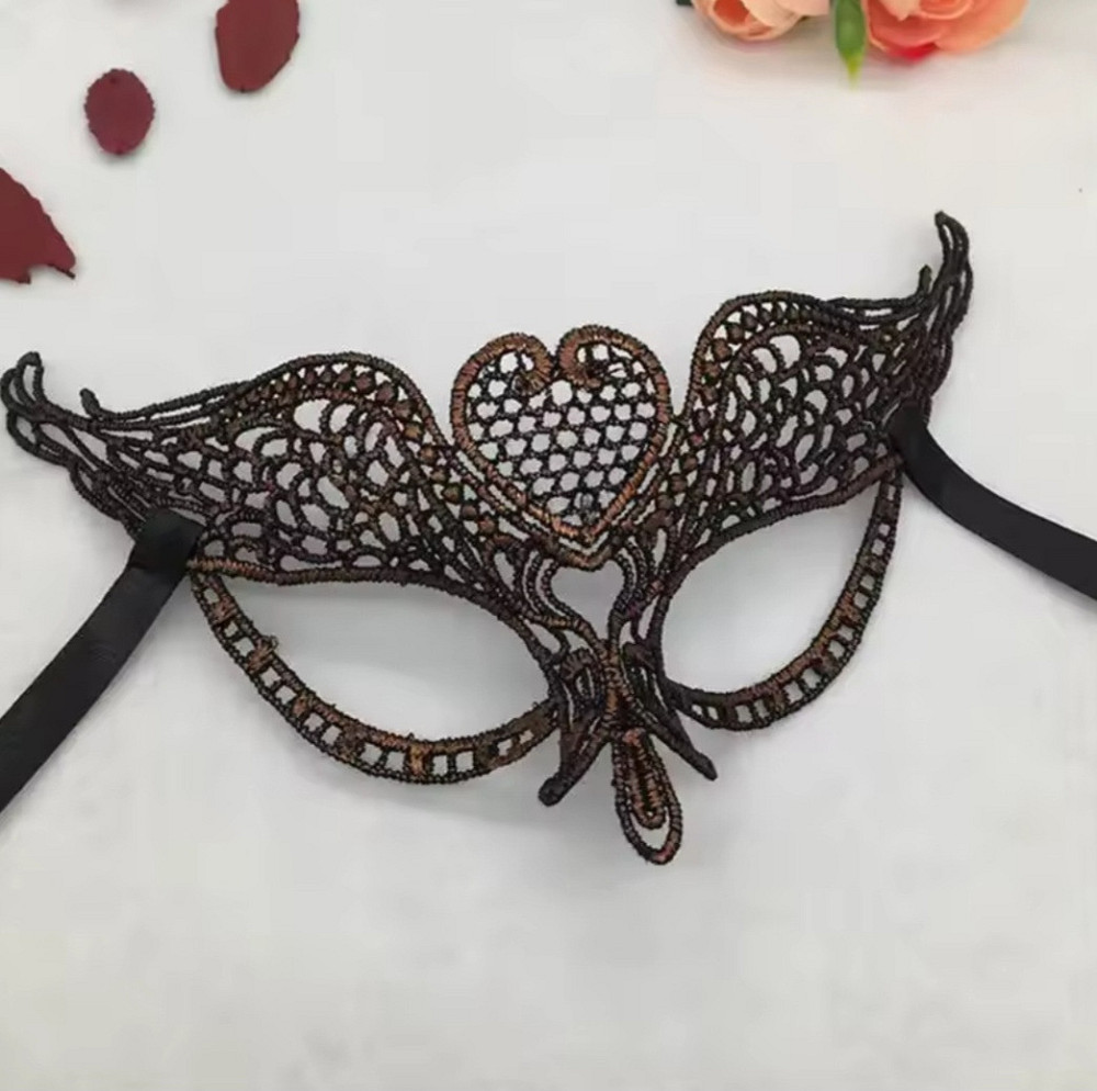 Маска маскарадна one size коричневий Київ - фото 1