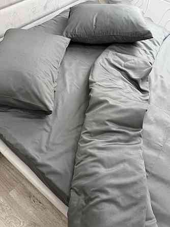 Ecotton Комплект постільної білизни Ecotton двоспальний 180х215 см однотонний сірий Nid Grey Коломыя