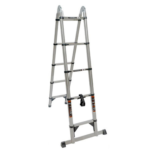 Лестница телескопическая 2.1м+2.1м, складная стремянка, нержавеющая сталь Киев - изображение 3