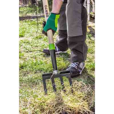 Вила Verto для копання, руків'я дерев'яне D-подібне, 127см (15G041) Вінниця