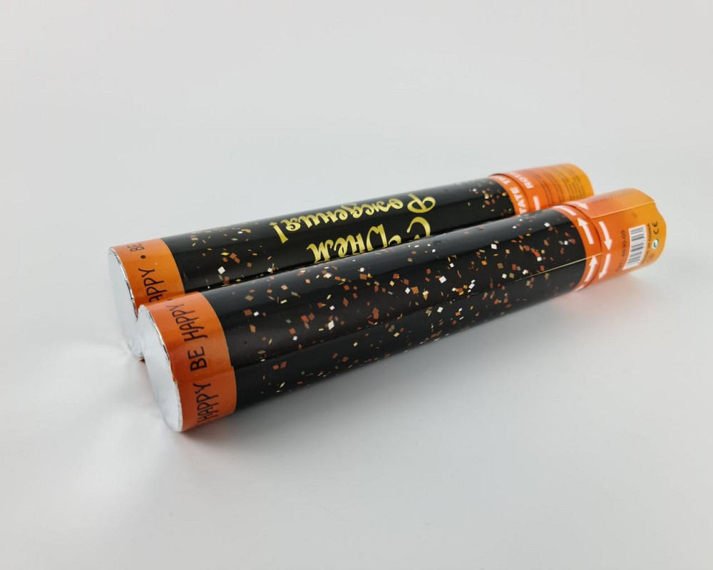 Хлопушка пневматическая С днем Рождения, длина 30 см 4830-05 (1 пачка) Харьков - изображение 2