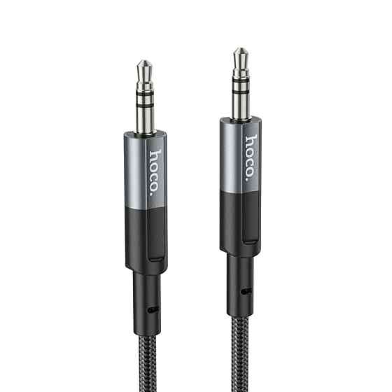 Аудiокабель HOCO UPA23 AUX audio cable Metal Gray Киев