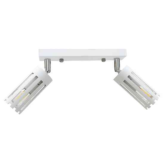 Светильник потолочный MSK Electric Teramo спот поворотный на два плафона белый NL 18050-2 WH Одесса