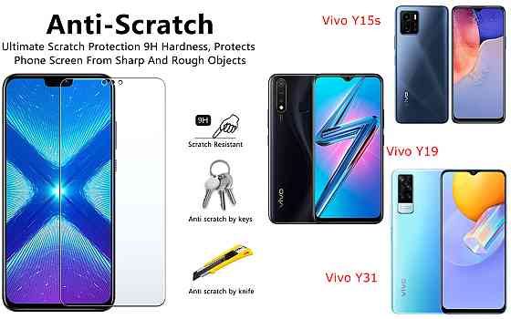 Захисне скло NeoGlass для Vivo Y15s, vivo Y19, VIVO Y31 – надпрозоре та стійке Київ