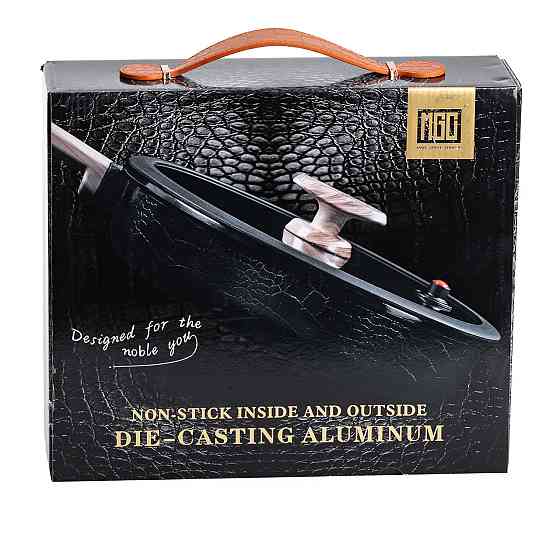 Чорна керамічна сковорода 24 см, 1.8 л Київ