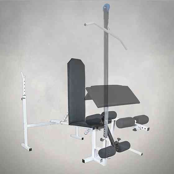 Скамья для жима со стойками 30 на 30 мм Стойки, скамьи для жима и приседаний регулируемая Киев