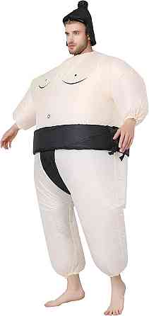 Костюм борця сумо надувний для дорослих, гумористичний образ для виступів, карнавалу, вечірок, Хелловіну 150–190 см Київ