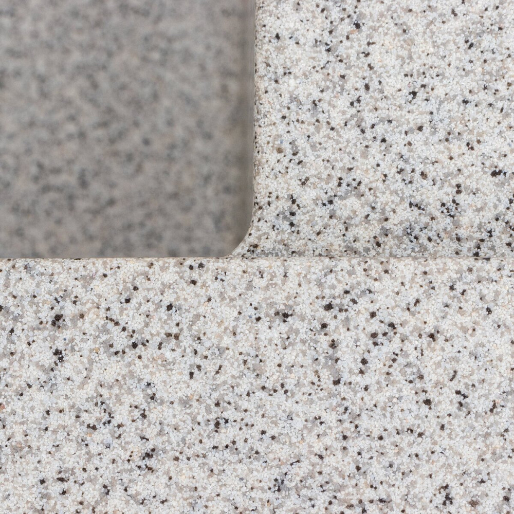 PLATINUM Кухонна мийка гранітна матова 7050 CASCADA Platinum Сірий Київ - фото 8