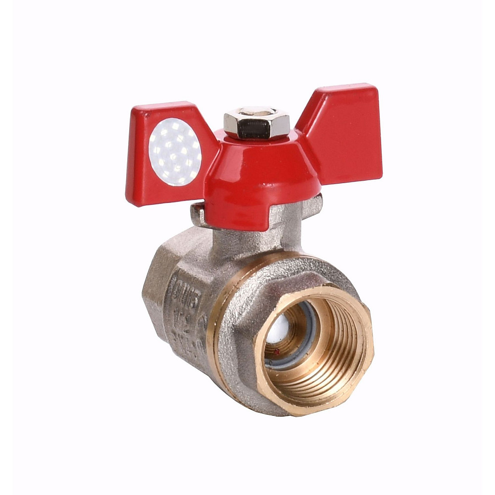 Кран кульовий прямий SOLOMON 1/2″ ВВ КБ PN40 B1007 Луцк - изображение 1