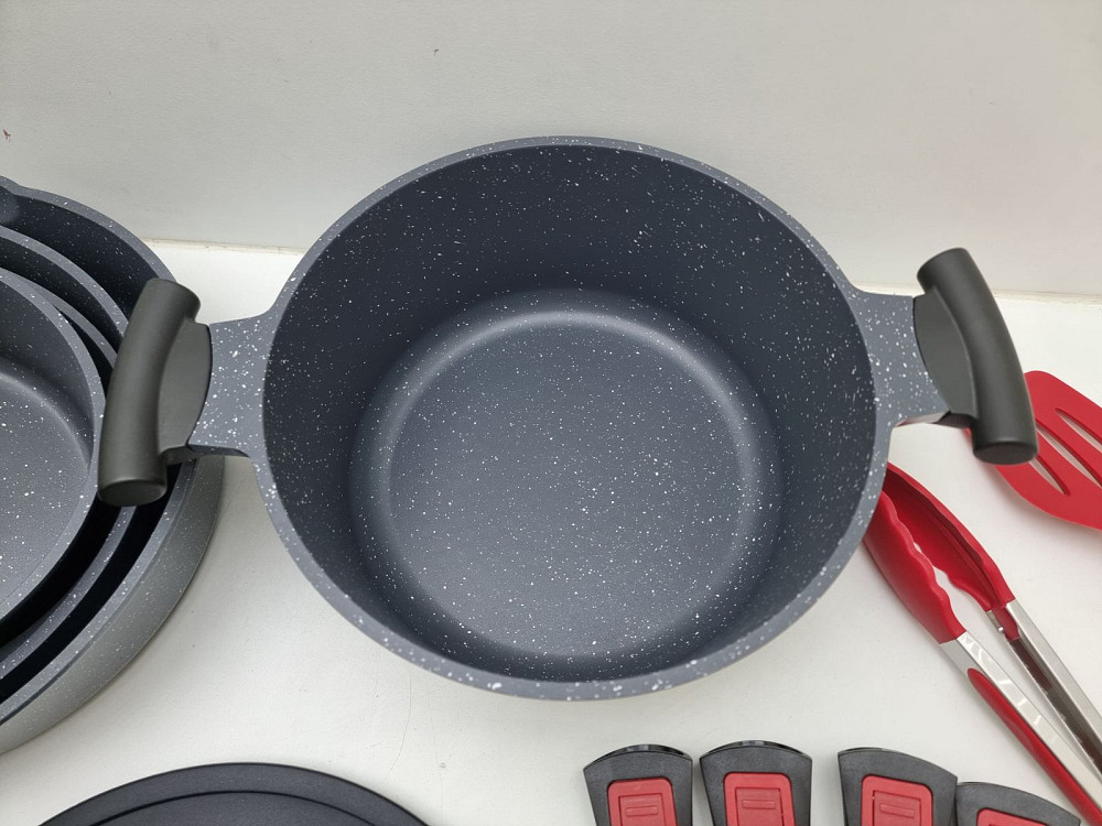 Набір з 5 каструль і сковорідок з антипригарним покриттям Луцьк - фото 6