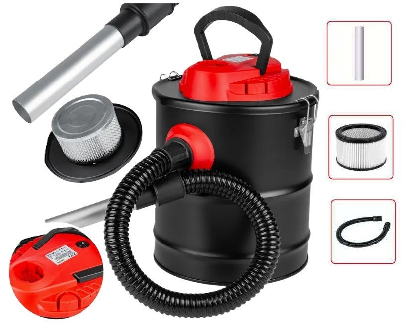 Пилосос для каміна BX-8021 1500 Вт 20 л, промисловий будівельний пилосос з функцією видування та фільтром Одеса - фото 1