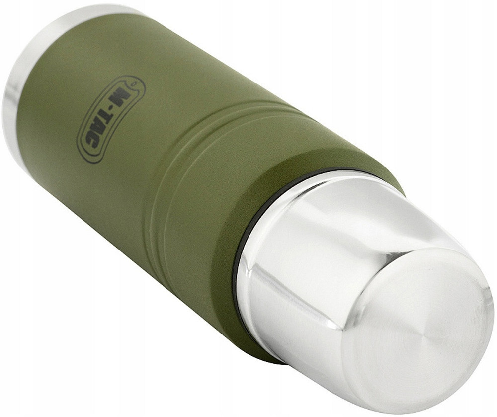 Армійський Термос для напоїв 0.75 літрів з кришкою M-Tac (UN-B04-750A-OD) Нержавіюча сталь Нововолинськ - фото 5