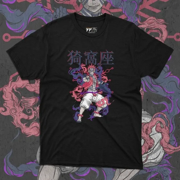 Футболка для підлітка хлопчика з принтом Клинок, рассекающий демонов Аказа 2 Розмір 160 Anime10419 Дніпро - фото 1