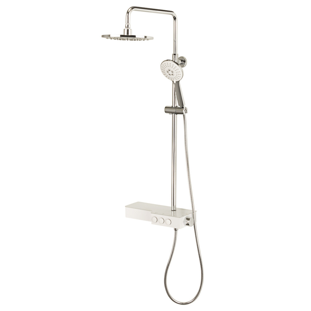 Corso Душевая система Fiastra с кнопочным переключением и картриджным смесителем CORSO (9658400 Киев - изображение 1