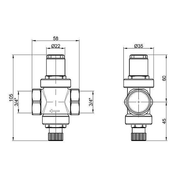 Редуктор Icma 3/4" №247 Київ