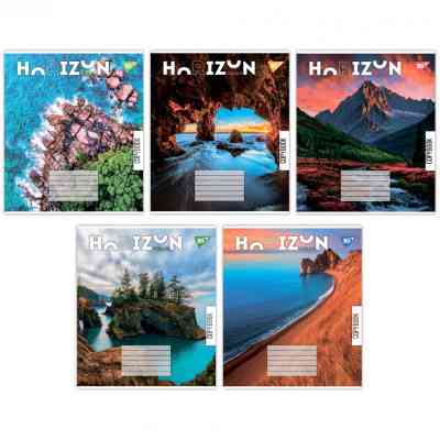 Зошит Yes Horizon nature 96 аркушів лінія (767180) Вінниця