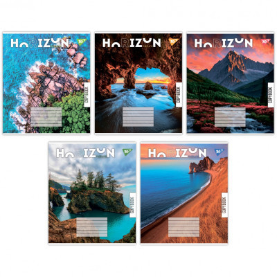 Тетрадь Yes Horizon nature 96 листов линия (767180) Винница - изображение 1