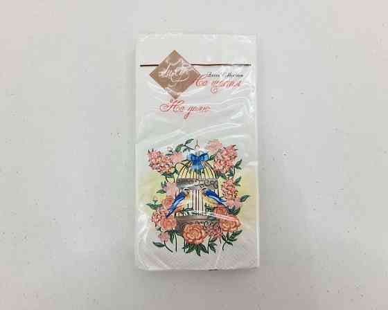 Бумажная салфетка мини (ЗЗхЗЗ, 10шт) Luxy MINI К счастью на долю (2038) (1 пачка) Харьков