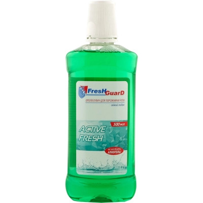 Ополіскувач для порожнини рота Fresh Guard Active Fresh 500 мл (3800031751943) Вінниця - фото 1
