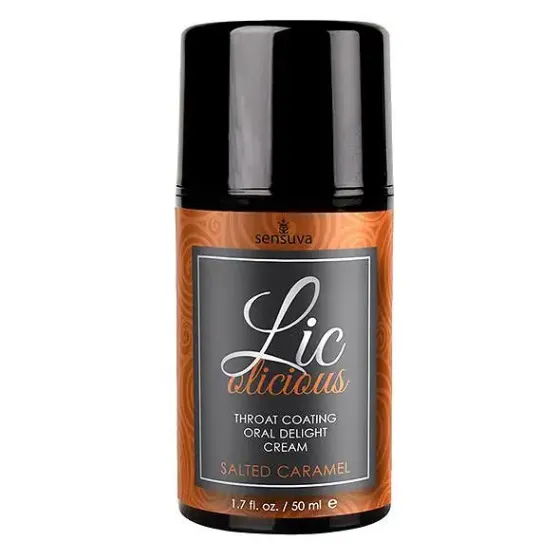 Гель для мінету Sensuva Lic-o-licious Salted Caramel (50 мл), оліїстий, без цукру Львов