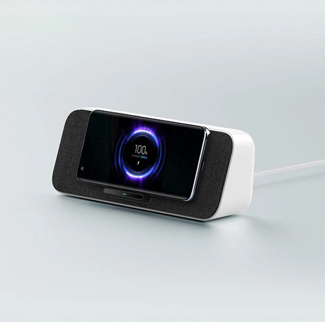 Колонка з функцією бездротової зарядки Xiaomi Wireless Charger Bluetooth Speaker XMWXCLYYX01ZM (Біла) Миколаїв - фото 6