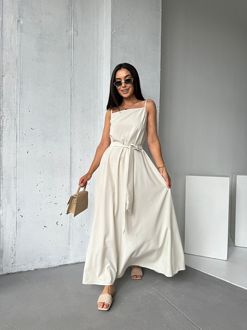 Жіночий літній сарафан максі "Charlotte" оптом | Норма і батал Київ - фото 1