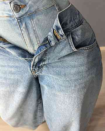 Джинсы женские Its Basic 4607-4 BARREL skater с двойным поясом голубые, голубой, 38, 38, 78 см, 105 см Киев