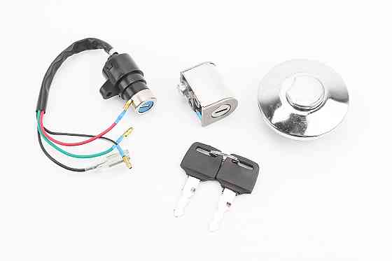 Замки комплект (запалювання, кермо, кришка бака кругла) Київ