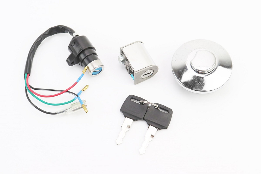 Замки комплект (запалювання, кермо, кришка бака кругла) Киев - изображение 1