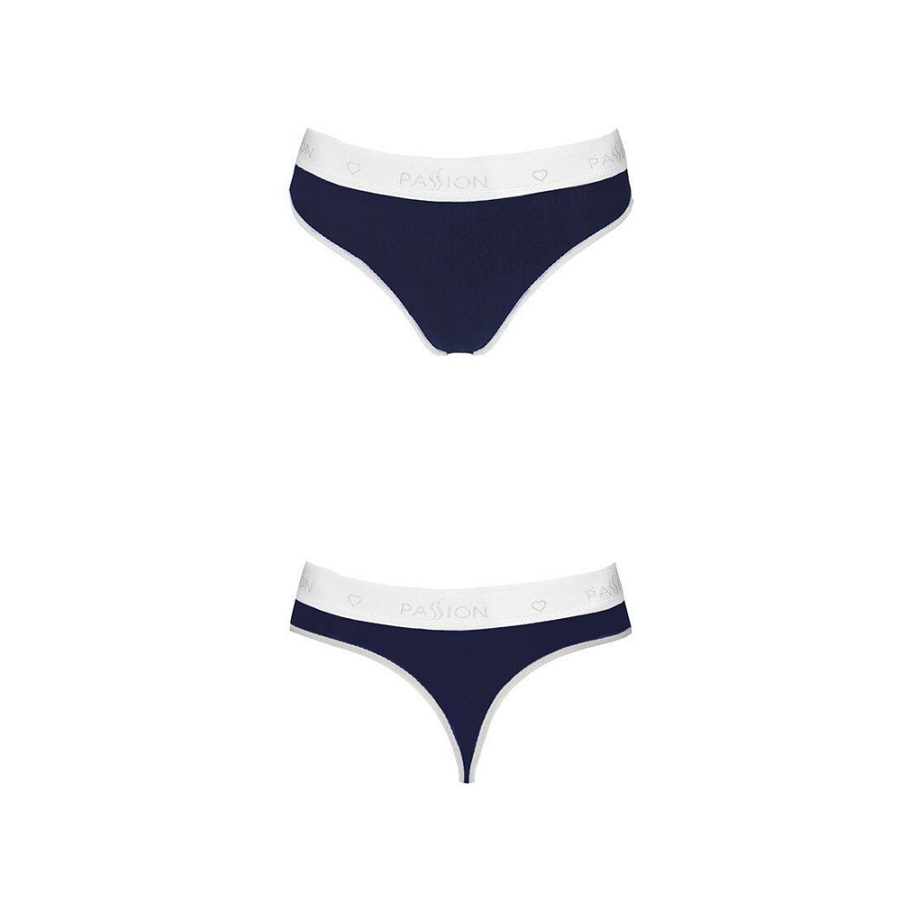 Спортивні трусики-стрінги Passion PS007 PANTIES L, navy blue Sex Aura Київ - фото 5