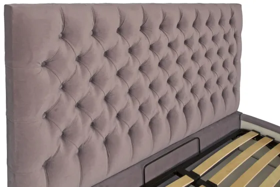 Ліжко Cambridge Comfort 120 х 200 см Missoni 021 З підйомним механізмом та нішою для білизни Темно-рожевий Київ