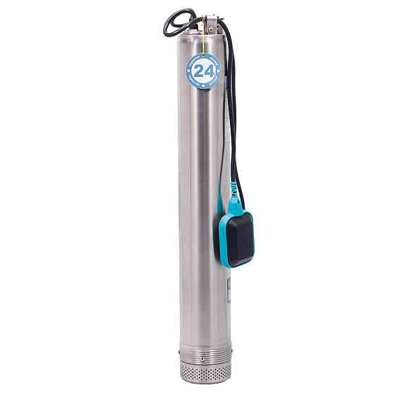 Насос з нижнім забором води 1.1кВт H 71(54)м Q 100(66)л/хв Ø100мм+поплавок DONGYIN 4SNM4/8 (777365) Рівне