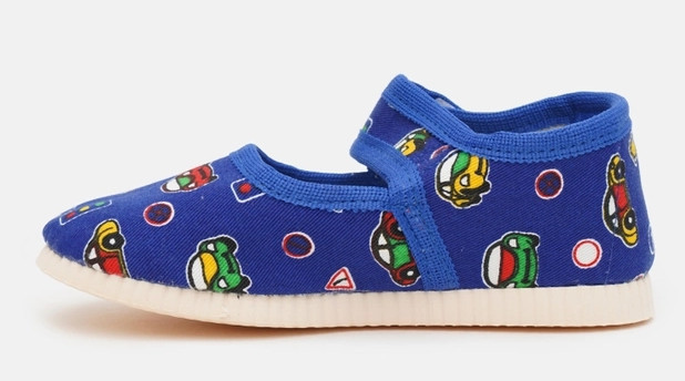 Капці в садок із задником на липучці, дитячі капці для садка хлопчик сині Одеса - фото 10