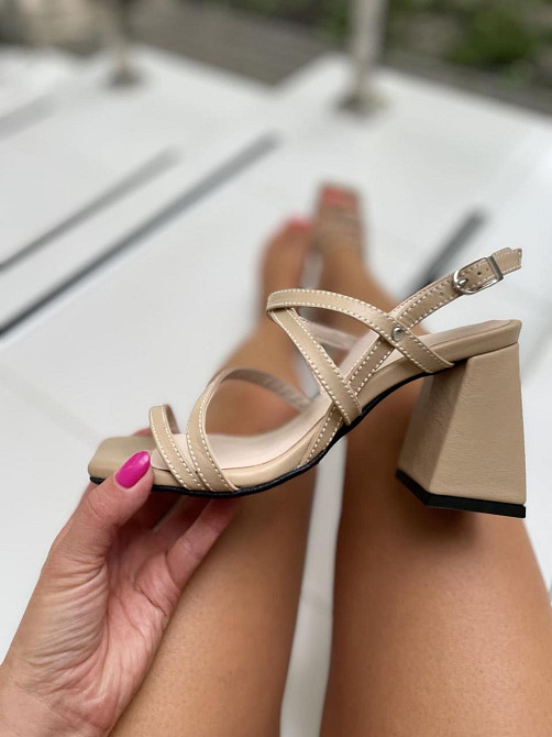 ARLEN Босоніжки жіночі ARLEN Бос-Нетта+лямка карамель (літо, шкіра натуральна) (5152) Коломыя - изображение 4