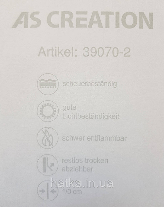Шпалери вініл на флізеліні A.S.Creation Maison charme 0.53x10 у крапку в горошок білі на сірому Київ - фото 2