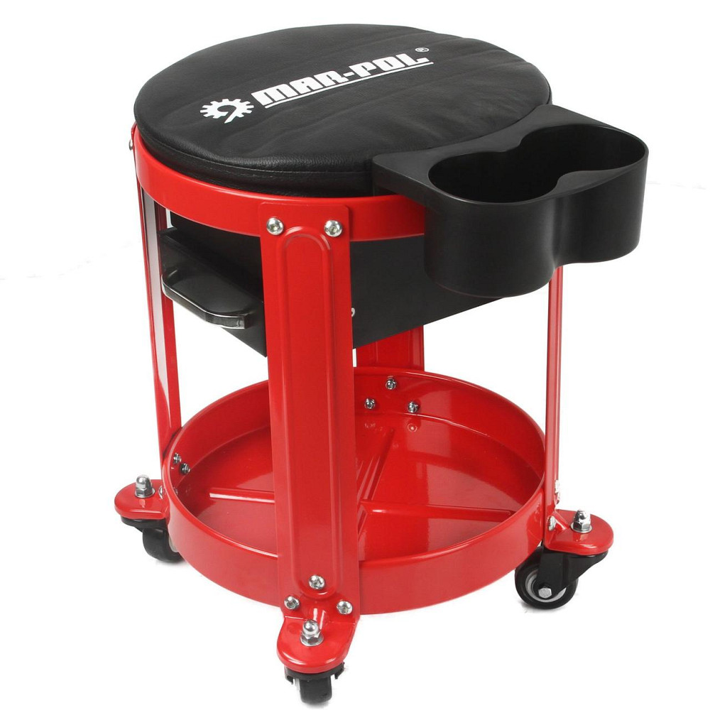 Табурет стульчик для мастерской с ящиком и на колесах Mar-Pol (M80196) Нововолынск - изображение 4