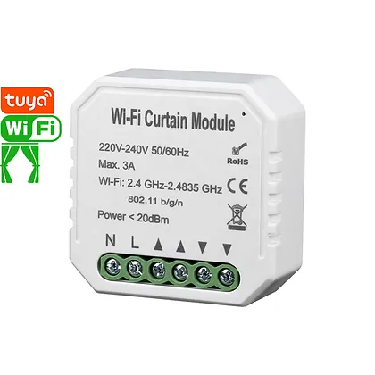 Розумний вбудований перемикач штор/ролетів QS-WIFI-C01 Луцьк