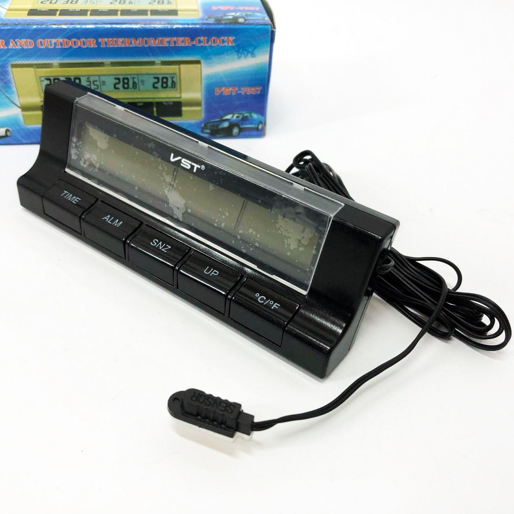 Автогодинник з термометром VST-7037 QN-86 Львів - фото 3
