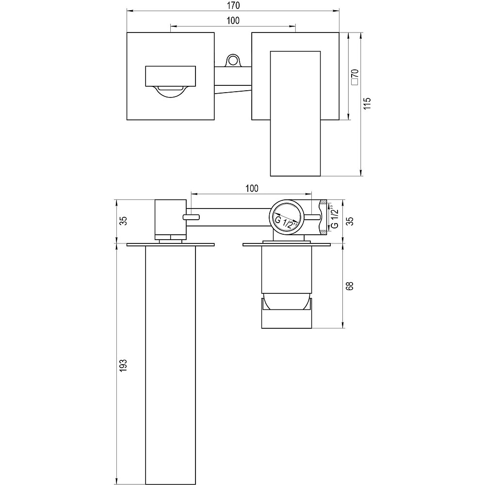 Змішувач для умивальника TOPAZ ODISS TO 18235-H66 Луцк - изображение 9