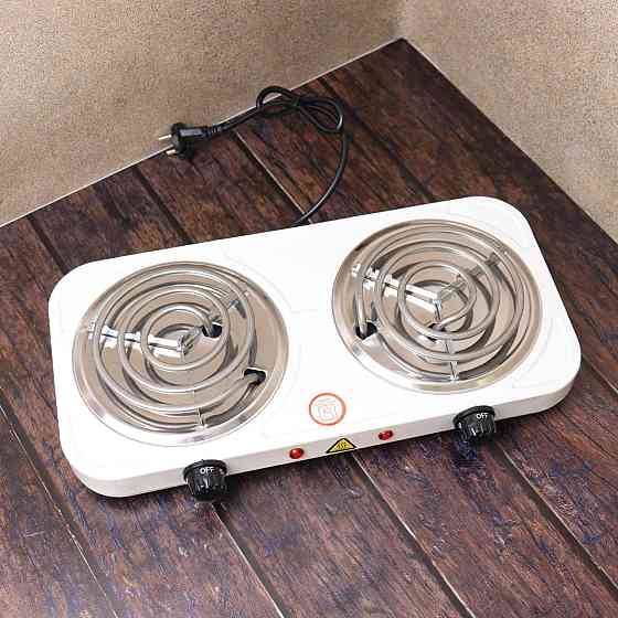 Электрическая плита настольная на 2 конфорки, 2000Вт, JX-2020B / Электрическая панель с двумя конфорками Киев