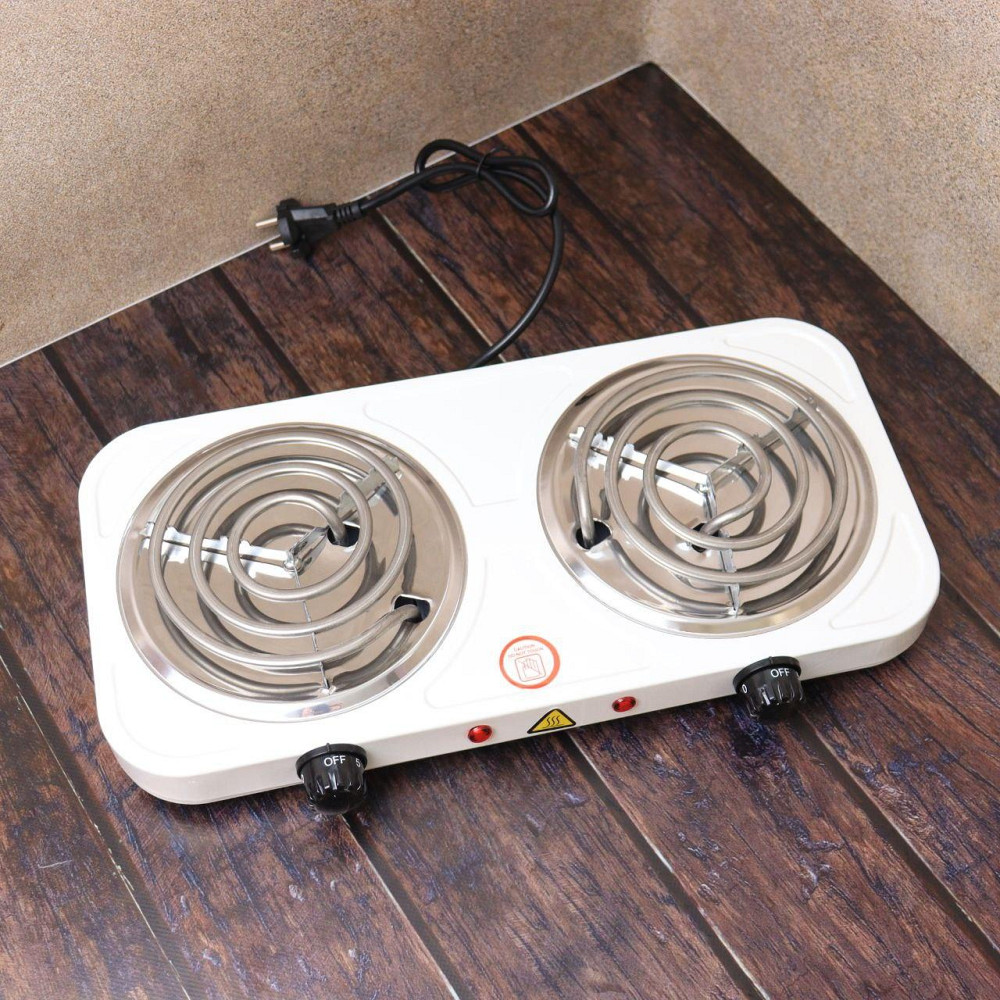 Электрическая плита настольная на 2 конфорки, 2000Вт, JX-2020B / Электрическая панель с двумя конфорками Киев - изображение 4